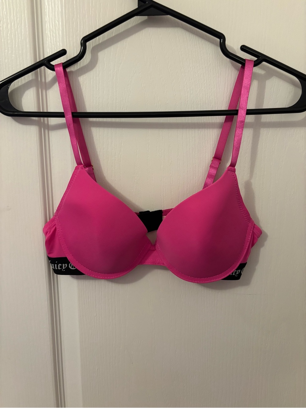 Juicy Couture Bright Pink Padded T-Shirt Bra